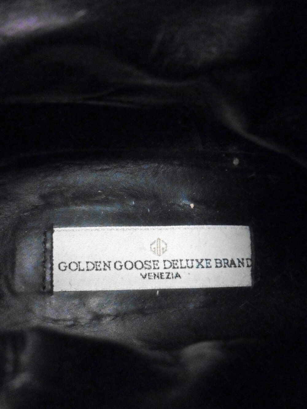 Golden Goose Deluxe Brand $1200 Sydney Black/White/Leopard Rustic Ankle Boots 7 - Picture 6 of 7